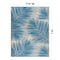 World Rug Gallery Tropical Floral Reversible Plastic 7'10''X10' Blue Outdoor Rug 6050BLUE8X10 - alternate 8